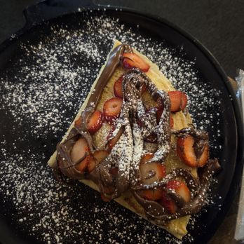 Milano Bean Cafe - Crepe with Strawberries and Nutella - Desserts Near Me - Bay Shore, New York Milano Bean Cafe - Crepe with Strawberries and Nutella - Desserts Near Me - Bay Shore, New York
