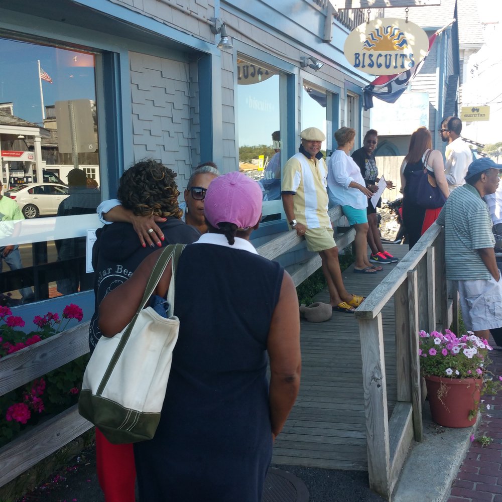 Biscuits - Arrive before 10 a.m. This line is growing . Be sure to check in with the host prior to standing in the line. - Breakfast & Brunch Near Me - Oak Bluffs, Massachusetts