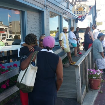 Biscuits - Arrive before 10 a.m. This line is growing . Be sure to check in with the host prior to standing in the line. - Breakfast & Brunch Near Me - Oak Bluffs, Massachusetts