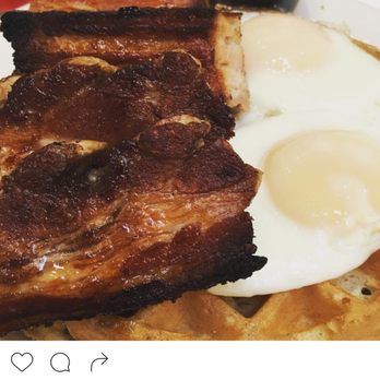 Briarpatch Restaurant - Bourbon pork belly and waffles - American Near Me - Winter Park, Florida Briarpatch Restaurant - Bourbon pork belly and waffles - American Near Me - Winter Park, Florida