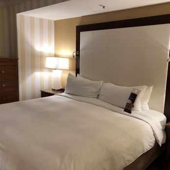 Monterey Marriott - King Size Bed with Reading Lamps. Nice touch. - Hotels Near Me - Monterey, California
