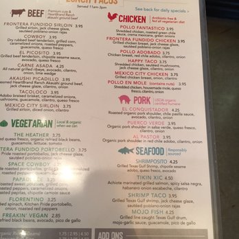 Tacodeli - More recent menu - Seafood Near Me - Austin, Texas Tacodeli - More recent menu - Seafood Near Me - Austin, Texas
