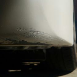 Felix Body Shop - David told me that this scratch wasn't needed because someone buying the car would never look .. And this was the section I paid for