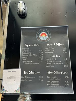 Menu photo 5 Sunset Roasters San Francisco, CA