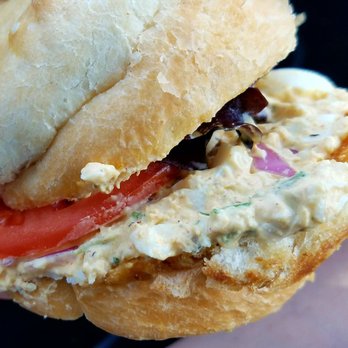 The Nest Cafe - Egg salad on croissant - Coffee & Tea Near Me - Alpharetta, Georgia