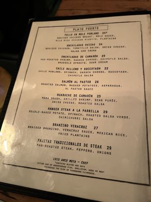 Menu photo 5 La Contenta Les New York, NY
