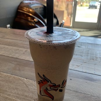 Kung Fu Tea - KF Milk Tea with boba and Oreo toppings - Bubble Tea Near Me - Las Vegas, Nevada Kung Fu Tea - KF Milk Tea with boba and Oreo toppings - Bubble Tea Near Me - Las Vegas, Nevada
