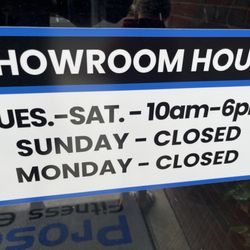 Prosource Fitness Equipment - Came by with my son today at 10:45 am to look for a new elliptical for my wife's Mother's Day gift and this place wad closed.