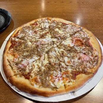 Moon Dog Brick Oven - "Medium" sausage pizza, yea right try a blasted large pizza - Italian Near Me - Abingdon, Virginia Moon Dog Brick Oven - "Medium" sausage pizza, yea right try a blasted large pizza - Italian Near Me - Abingdon, Virginia