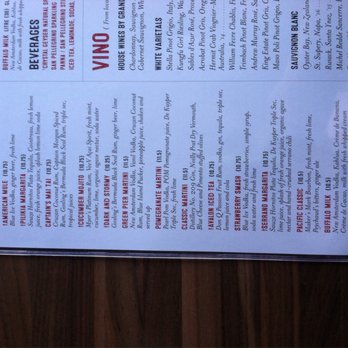 Bluewater Avalon - Drink menu - Seafood Near Me - Avalon, California
