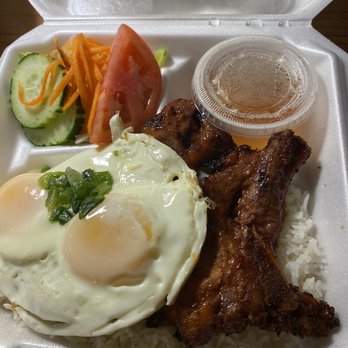 Pho Augusta Grill & Bar - Pork Chop and white rice - Vietnamese Near Me - Augusta, Georgia