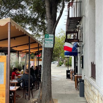 La Bicyclette - Out front, outdoor seating area! - French Near Me - Carmel, California