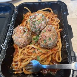 Adult Luke - Spaghetti and Meatballs
