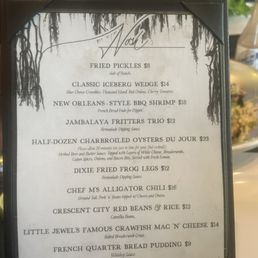 Menu Menu