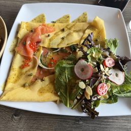 Smoked Salmon Crepe