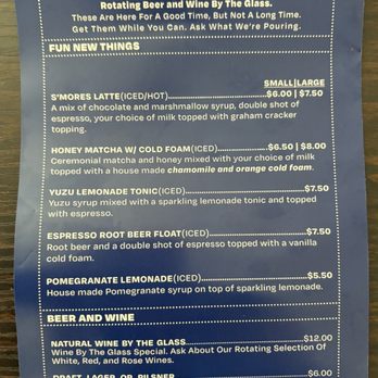 Good Time - Menu 9/2025 - Coffee & Tea Near Me - Long Beach, California