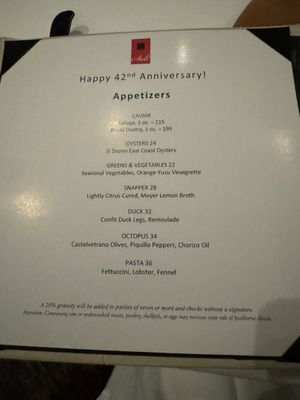 Menu photo 4 Salt Amelia Island, FL