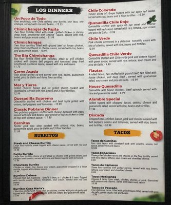Menu photo 2 Casa Maria’s Chouteau, OK