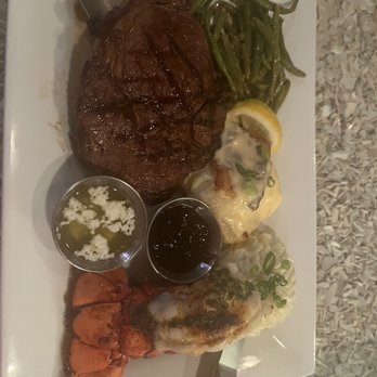 Catch 22 - Ribeye (added lobster tail) - Seafood Near Me - Hilton Head Island, South Carolina