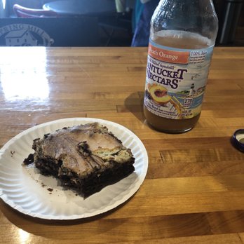Spring Mill Bread - Cream cheese brownie with Nantucket nectars! - Bakeries Near Me - Takoma Park, Maryland Spring Mill Bread - Cream cheese brownie with Nantucket nectars! - Bakeries Near Me - Takoma Park, Maryland