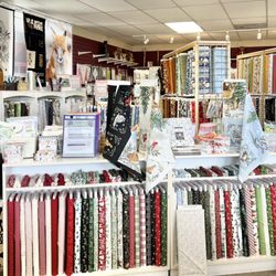Sharon's Attic Quilt Shop - LOTS of Christmas quilting fabric