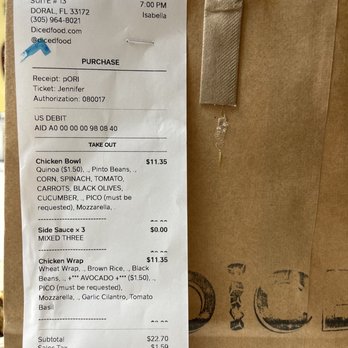 Diced- Doral - Juice Bars & Smoothies Near Me - Miami, Florida