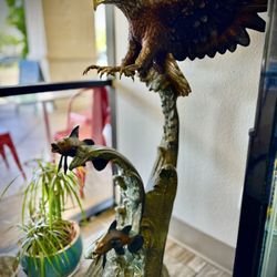 Eagle Sandwich Company - Eagle displayed in their entrance.