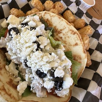 Silver Falls Brewery - Greek chicken salad - Breweries Near Me - Silverton, Oregon Silver Falls Brewery - Greek chicken salad - Breweries Near Me - Silverton, Oregon