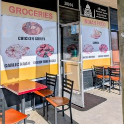 All Indian Sweets & Snacks - Outside tables and chairs. 6/17/26