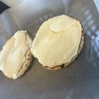 Bagel King Bakery - onion bagel with cream cheese - Bakeries Near Me - Deltona, Florida