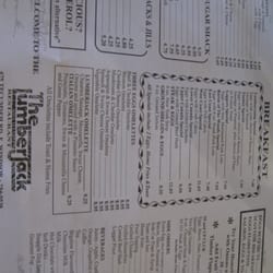 The Lumberjack - sideways menu
