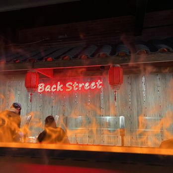 Back Street BBQ & Hotpot - looking from the table to the sauce and dessert bars - Chinese Near Me - Milwaukee, Wisconsin