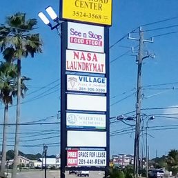 The Name -- NASA Laundrymat Look for this sign when you're driving.