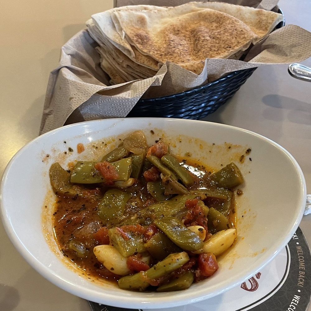 Aladdin's Eatery - Boardman - bowl of stew and a plate of pita chips - Mediterranean Near Me - Youngstown, Ohio Aladdin's Eatery - Boardman - bowl of stew and a plate of pita chips - Mediterranean Near Me - Youngstown, Ohio