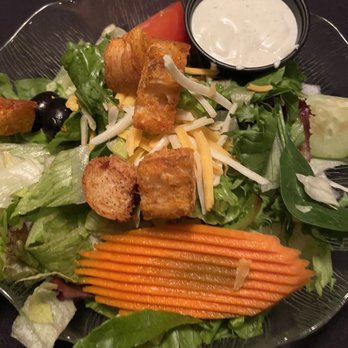 Hideaway Grille - The dinners also come with a soup or salad. I chose salad with ranch. Excellent homemade ranch btw. Great presentation as well. - American Near Me - North Tonawanda, New York Hideaway Grille - The dinners also come with a soup or salad. I chose salad with ranch. Excellent homemade ranch btw. Great presentation as well. - American Near Me - North Tonawanda, New York