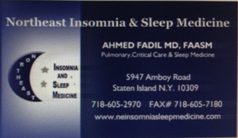 Ahmed Fadil, MD - Northeast Insomnia and Sleep Medicine - sleep specialist in Staten Island, NY