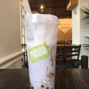 Pokébowl Station - Bubble Taro Green Tea - Poke Near Me - Gainesville, Florida