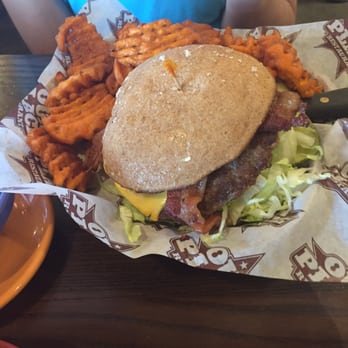 Our Place Restaurant - Damn good burger! Big thick meat chuck ground! - New American Near Me - Mansfield, Texas
