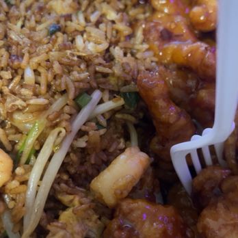 New China Tea - 6. Orange Chicken Combination Lunch Plate with Shrimp Fried Rice - Chinese Near Me - Chicago, Illinois New China Tea - 6. Orange Chicken Combination Lunch Plate with Shrimp Fried Rice - Chinese Near Me - Chicago, Illinois