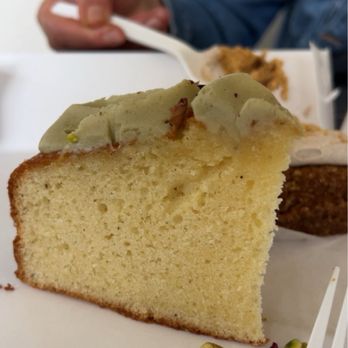 Helms Bakery - Pistachio olive oil cake $6 - Bakeries Near Me - Los Angeles, California