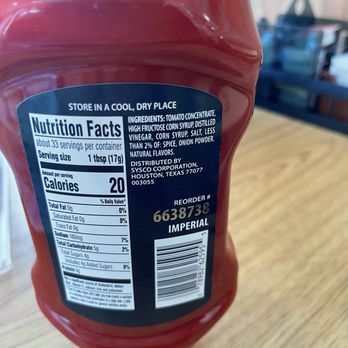 The Smokey Griddle Pancake House - Ketchup has high fructose corn syrup, etc. - New American Near Me - Williamsburg, Virginia