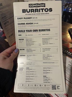 Menu photo 6 Condado Tacos Royal Oak, MI