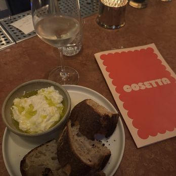 Cosetta - Bread & burrata - Italian Near Me - Santa Monica, California