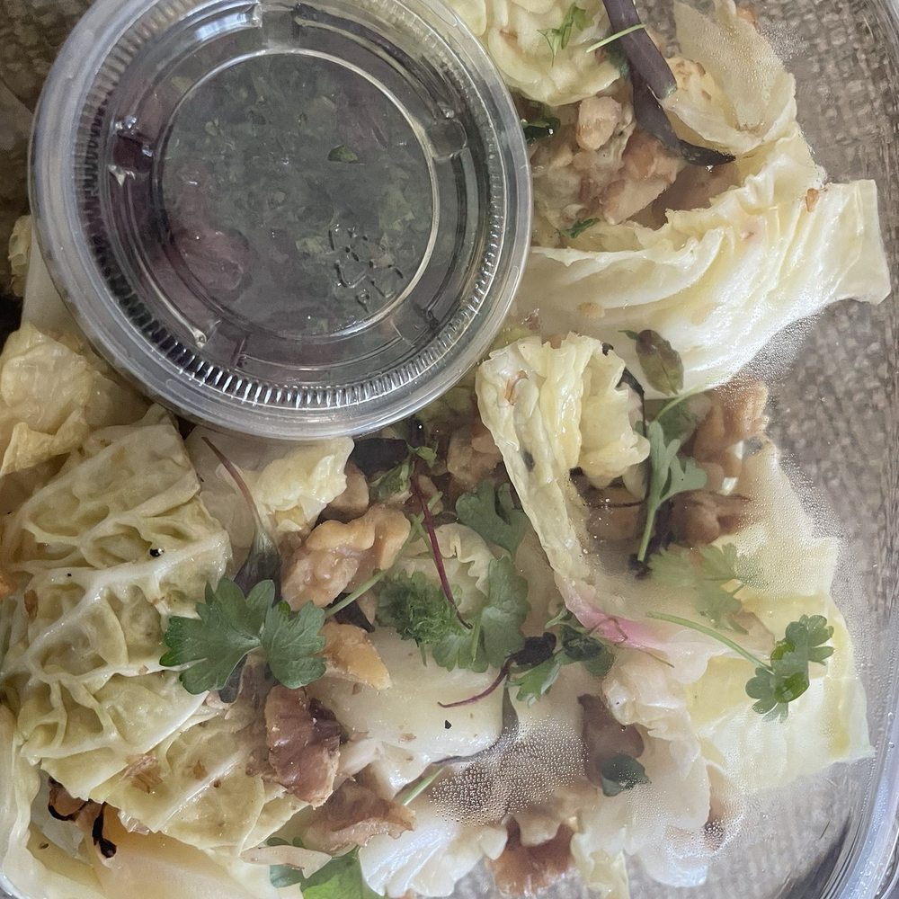 Morena Provisions - Charred cabbage salad - American Near Me - San Diego, California Morena Provisions - Charred cabbage salad - American Near Me - San Diego, California