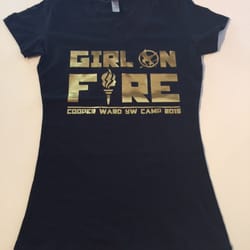 Surf & Ski Custom Screenprinting - Camp t-shirt.  The girls loved them!