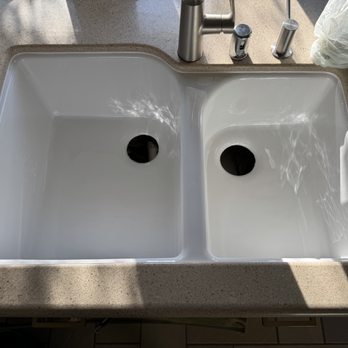 Odorless Bathtub Refinishing - Kitchen sink after - Refinishing Services Near Me - San Diego, California Odorless Bathtub Refinishing - Kitchen sink after - Refinishing Services Near Me - San Diego, California