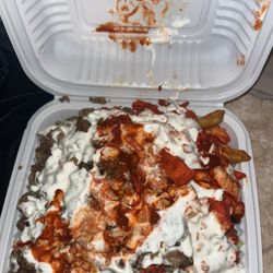 Halal Chicks - Combo salad (Lamb & chicken )
