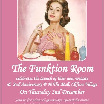 The Funktion Room - Party Invite - come along this Thursday! - Fashion Near Me - Bristol, BST The Funktion Room - Party Invite - come along this Thursday! - Fashion Near Me - Bristol, BST