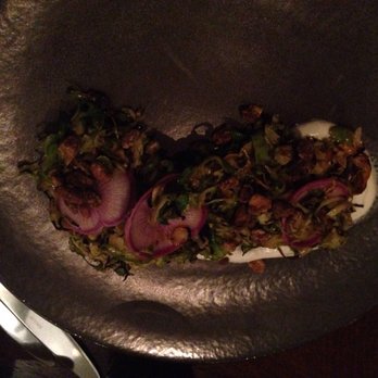 NoMI - Brussel sprouts and goat cheese salad - Bars Near Me - Chicago, Illinois