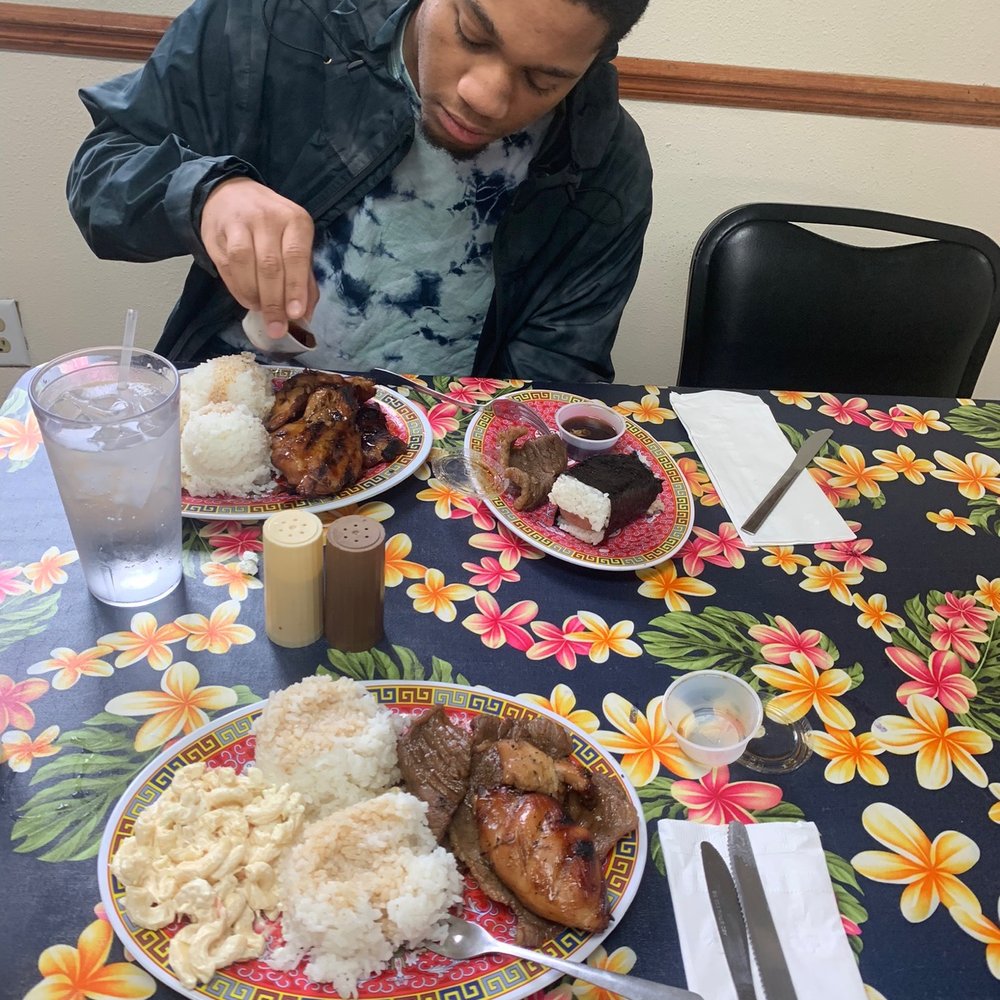 Hula Hands Restaurant - Chicken and beef rice lunch meals with Musubi on the side Pulehu Chicken - Hawaiian Near Me - Anchorage, Alaska Hula Hands Restaurant - Chicken and beef rice lunch meals with Musubi on the side Pulehu Chicken - Hawaiian Near Me - Anchorage, Alaska